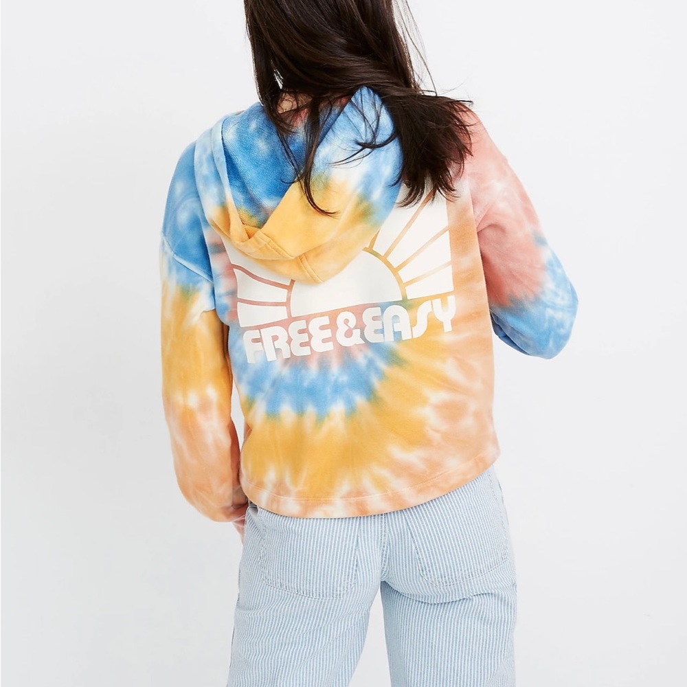 Madewell x Free & Easy cropped hoodie (small)